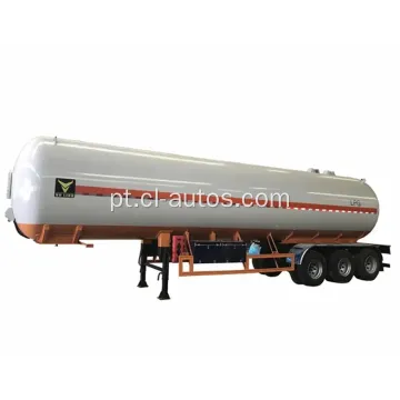 3 eixos 56000L LPG Tank Tanker semi -caminhão trailer